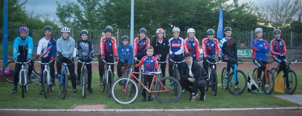 Ipswich members with Blue Peter